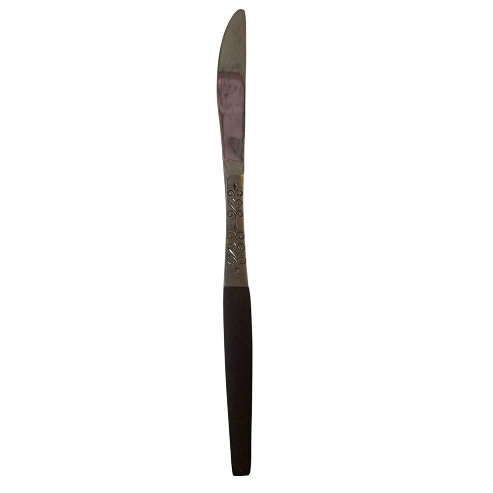 Interpur INR2 Stainless Brown Synthetic Wood Handle MCM Flatware Knife